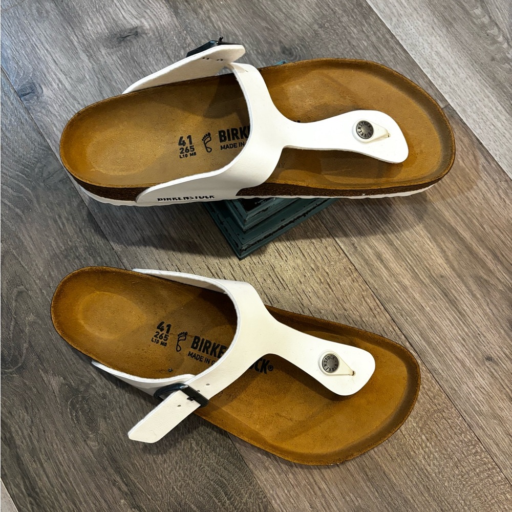 Birkenstock Gizeh, sz. 41 white